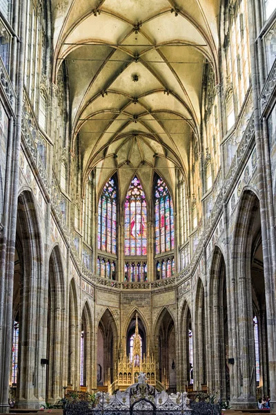 Saint vitus Katedrali Prag, Çek Cumhuriyeti — Stok fotoğraf