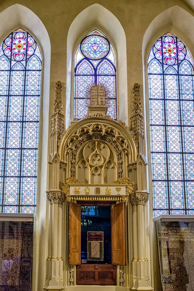 Maiselova synagoga v Praze, Česká republika — Stock fotografie