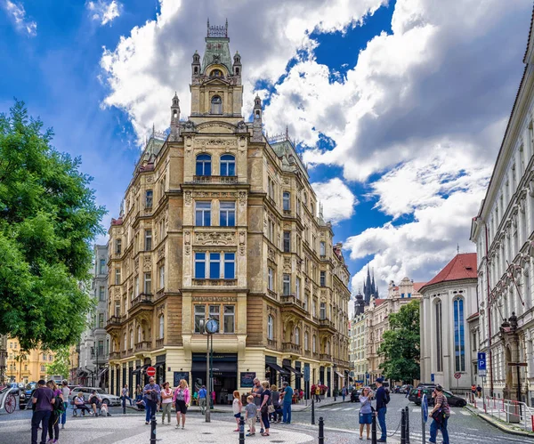 Historical town in city Prague, Czech republic — Stock Photo, Image