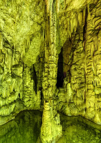 Ancient Minoan Sacred Psychro Cave God Zeus Born Crete Greece — Stock Photo, Image