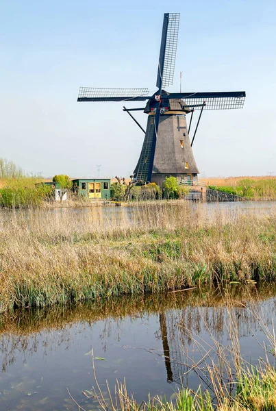 Windmills at Kinderdijk, Netherlands — Stock Photo, Image