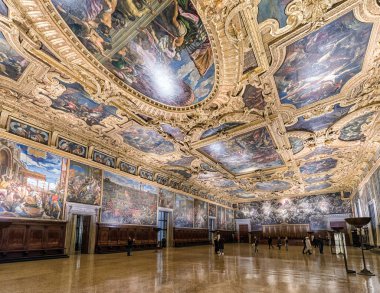 Sala del Maggior Consiglio Doge 'un sarayında, Venedik