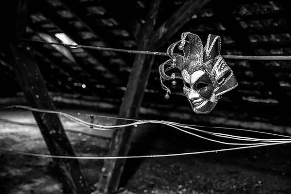 Máscara de payaso aterrador — Foto de Stock