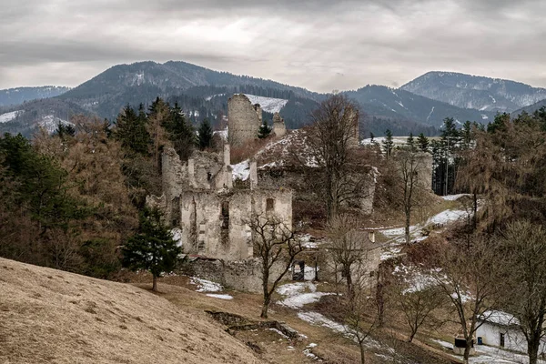 Το κάστρο Sklabina, Σλοβακία — Φωτογραφία Αρχείου