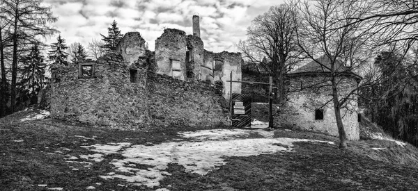 Le château de Sklabina, Slovaquie — Photo