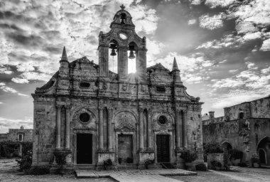 Arkadi manastır adasında Crete, Yunanistan