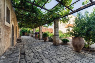 Arkadi manastır adasında Crete, Yunanistan