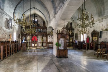 İç Arkadi manastır adasında Crete, Yunanistan