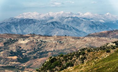 Akdeniz manzaraya Crete, Yunanistan