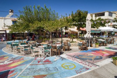 Taverna Matala Beach, Crete, Yunanistan