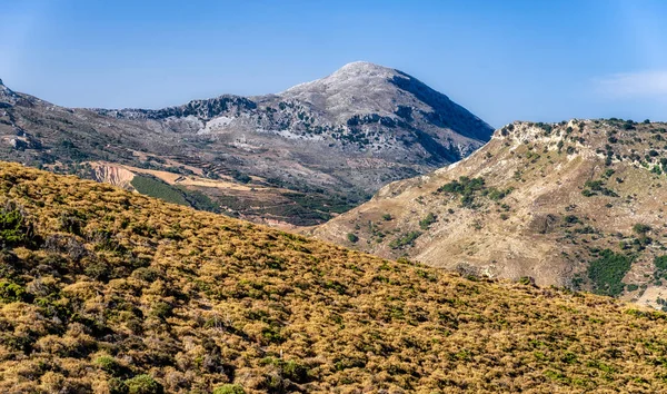 Śródziemnomorski krajobraz w Kreta, Grecja — Zdjęcie stockowe