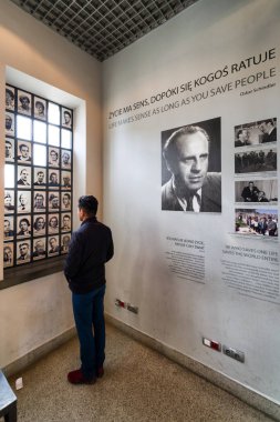 Oskar Schindler'in emaye fabrikası, Krakow, Polonya sergi