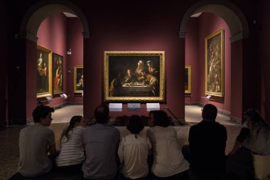 Caravaggio Brera Sanat Galerisi, Milan boyama