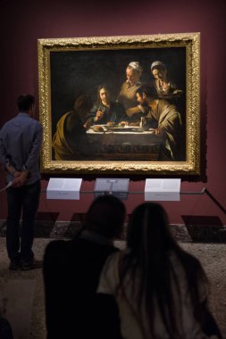 Caravaggio Brera Sanat Galerisi, Milan boyama