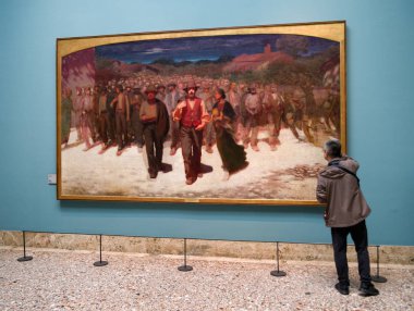 Vopedo resmi bulunan bir rahiplik Brera Sanat Galerisi, Milan