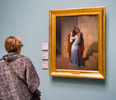 Kiss Brera Sanat Galerisi, Milan boyama Hayez
