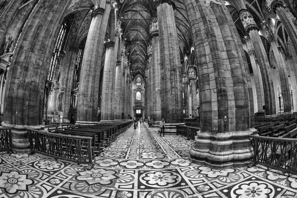 Interior of Milan cathedral, Italy — Stock Photo, Image