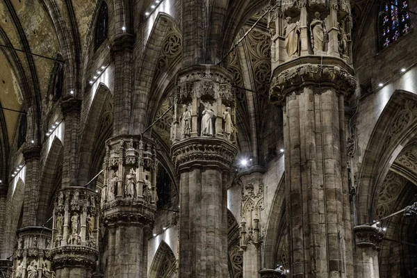 Interior of Milan cathedral, Italy — Stock Photo, Image