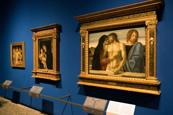 Живопись Джованни Беллини в галерее Brera Art Gallery, Милан — стоковое фото