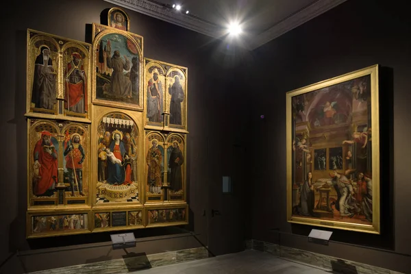 Icon in brera art gallery, Mailand — Stockfoto