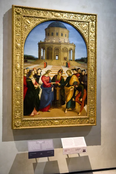 Raphael painting in brera art gallery, Mailand — Stockfoto