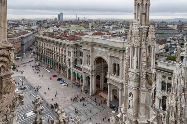 밀라노 대성당, 이탈리아에서 보기 — 스톡 사진