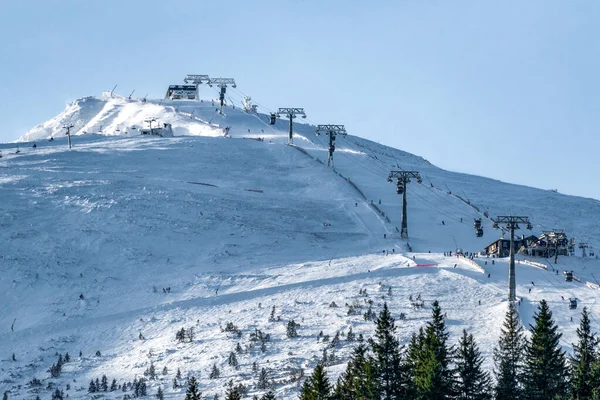 Ski resort Jasna at Low Tatras mountains, Slovakia — Stok fotoğraf