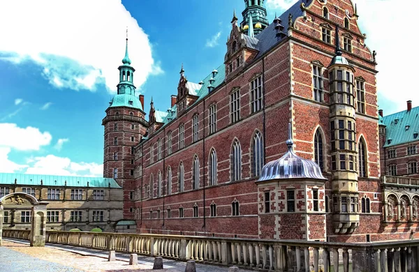 丹麦Hillerod的Frederiksborg城堡 — 图库照片