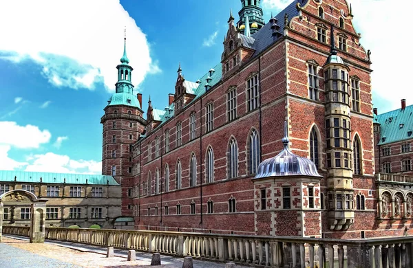 Frederiksborg Kastély Hillerodban Dániában — Stock Fotó