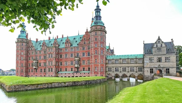 Kasteel Frederiksborg Hillerod Bij Denemarken — Stockfoto