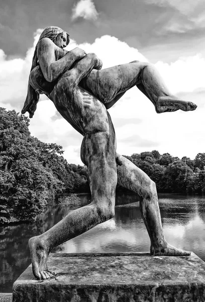 Oslo Norway August 2012 Naked Sculptures Created Gustav Vigeland Frogner — Stock Photo, Image