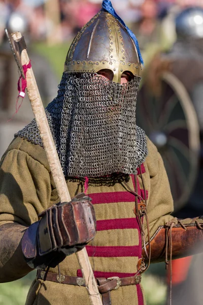 Partizanska Lupca Eslováquia Jun Guerreiro Exército Medieval Festival Utgard Junho — Fotografia de Stock