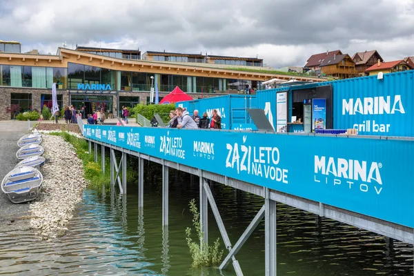 Bobrovnik Eslovaquia Mayo Resort Marina Liptov Cerca Del Lago Liptovska —  Fotos de Stock