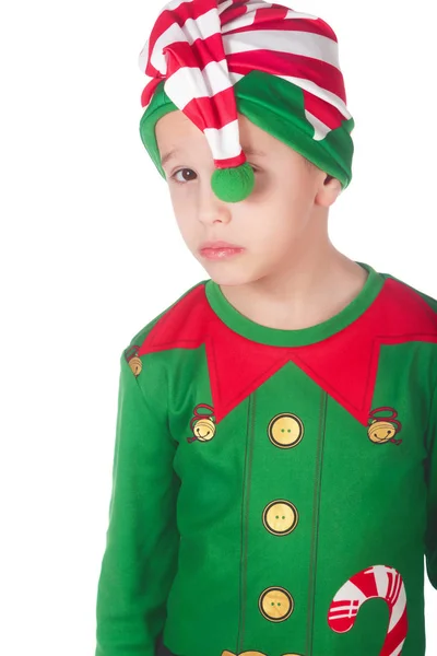 Smutný malý elf — Stock fotografie
