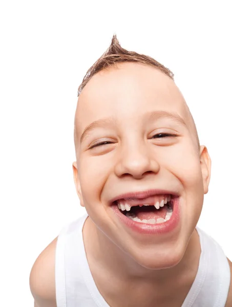 Adorable toothless smile — Stock Photo, Image