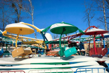 Şehir kış manzarası