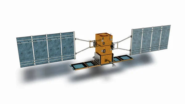 Cosmo Skymed Satellit Auf Neutralem Hintergrund Bild Rendering — Stockfoto