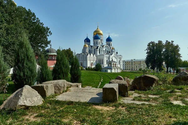 Klooster van Severodvinsk-Ugreshsky, Moscow region, Rusland. Stockfoto