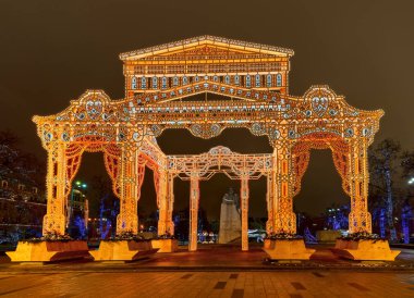 Noel gecesi Moskova.