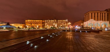 Noel gecesi Moskova.