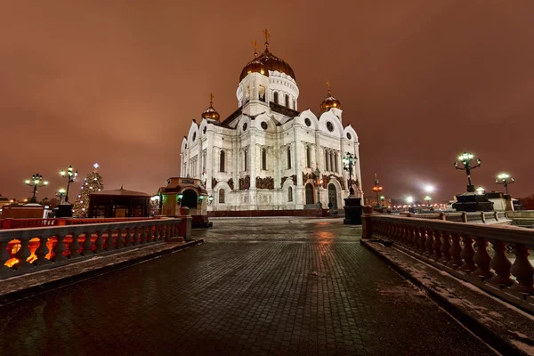 Noite de Natal Moscou . — Fotografia de Stock