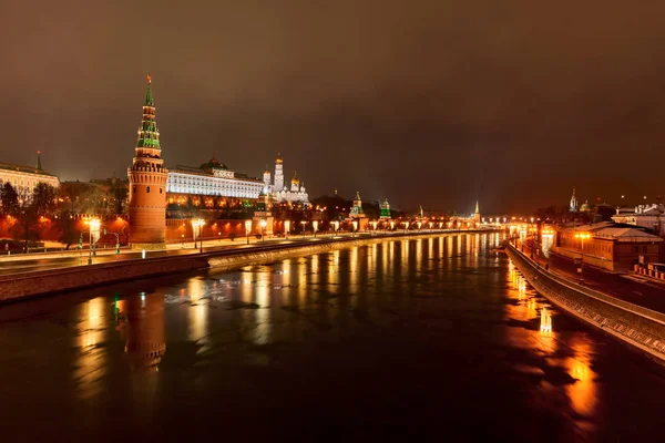 Kerst nacht Moskou. — Stockfoto