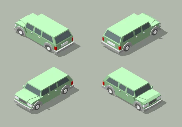 Vector isometrische pictogram van Off-road auto — Stockvector