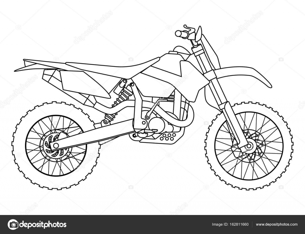 Resultado de imagem para vetor moto trilha  Bike art, Bike drawing, Enduro  motorcycle