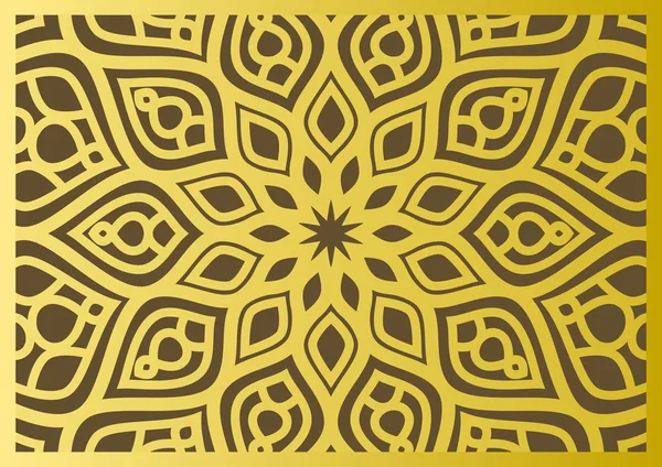 Geleneksel Doğu geometrik dekoratif desen altın stili. Arapça desen arka plan. İslam süsleme vektör.