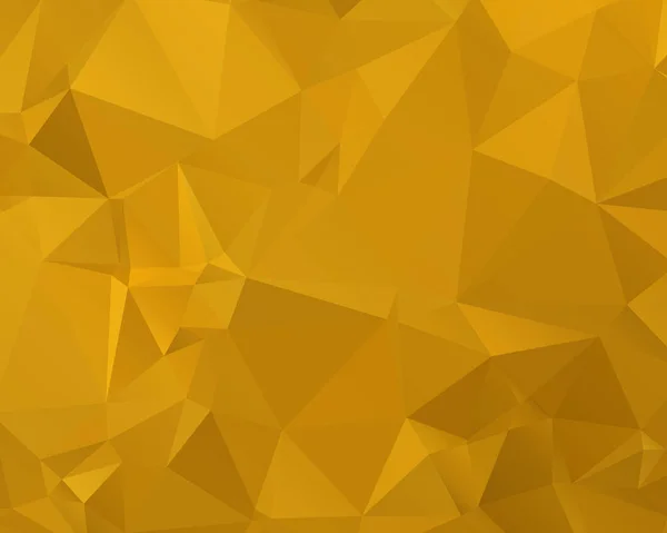 Абстрактный Золотой Треугольник Фон Низкополюсный Стиль — стоковое фото