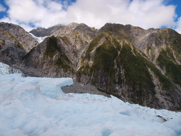 Blick auf den Gletscher Stockbild