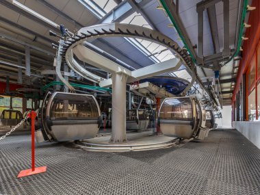 Teleferik istasyonuna