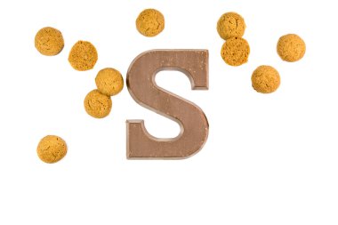 Çikolata mektup ile grup og zencefil fındık