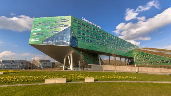 Linnaeusborg Faculteit gebouw Rijksuniversiteit Groningen — Stockfoto
